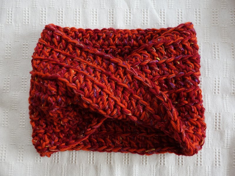 其他材質 毛衣/針織衫 紅色 - yuoworks / Mobius snood / red, wool