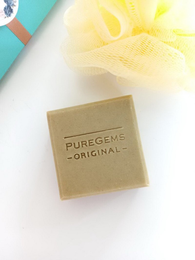 PUREGEMS. Wormwood. Lemongrass Mint. Handmade soap (single or multiple options available) - Soap - Other Materials Green