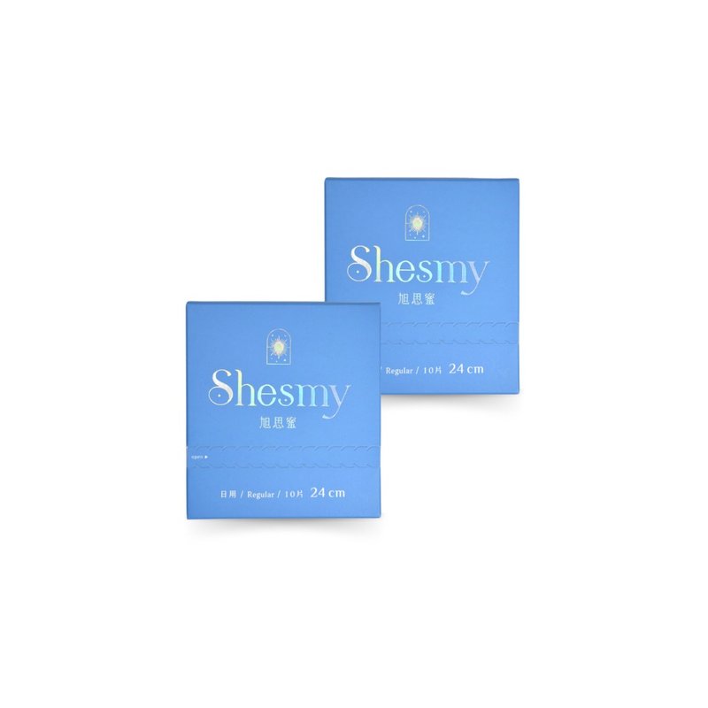【臺灣首創】Shesmy旭思蜜可分解衛生棉-無香款-日用24cm - 布衛生棉/生理用品 - 環保材質 藍色