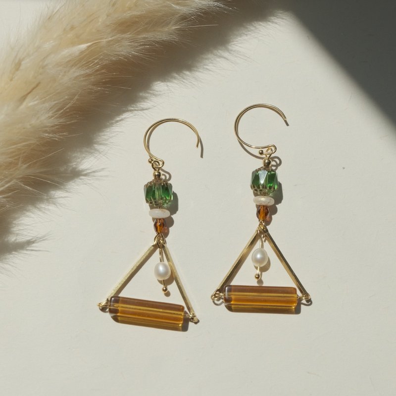 Reed Mountains - Earrings & Clip-ons - Acrylic 