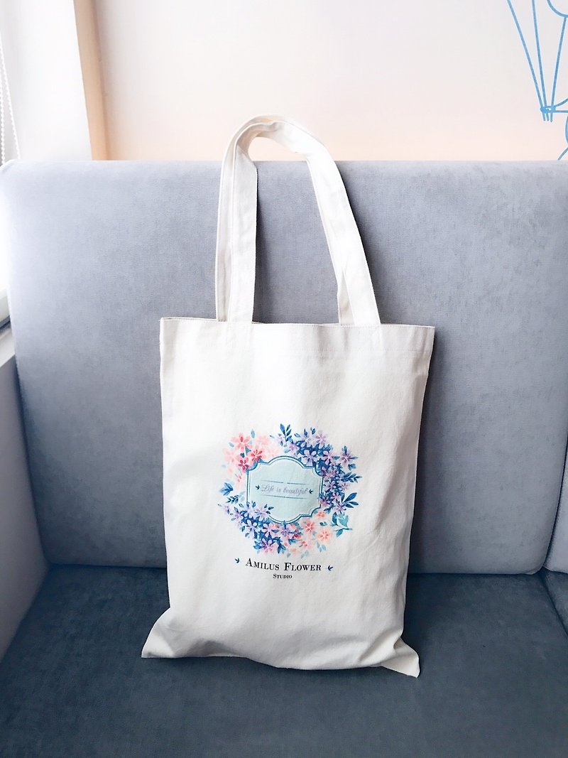 Limited combination dream shopping bag customized/wedding/environmental shopping bag/dry flower - ช่อดอกไม้แห้ง - พืช/ดอกไม้ 
