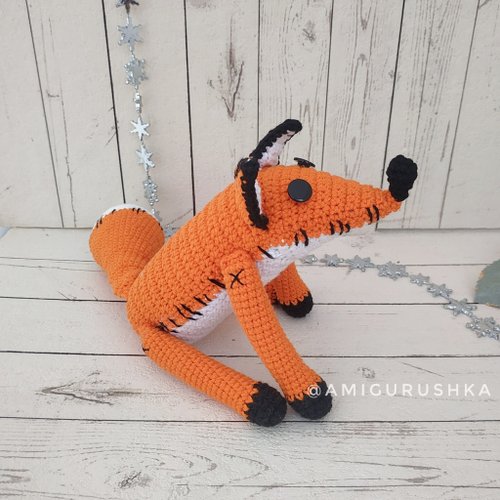 the little prince fox plush pattern