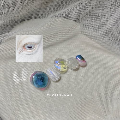 CHOLINNNAIL N19初生之犢-客製化手作穿戴式美甲片