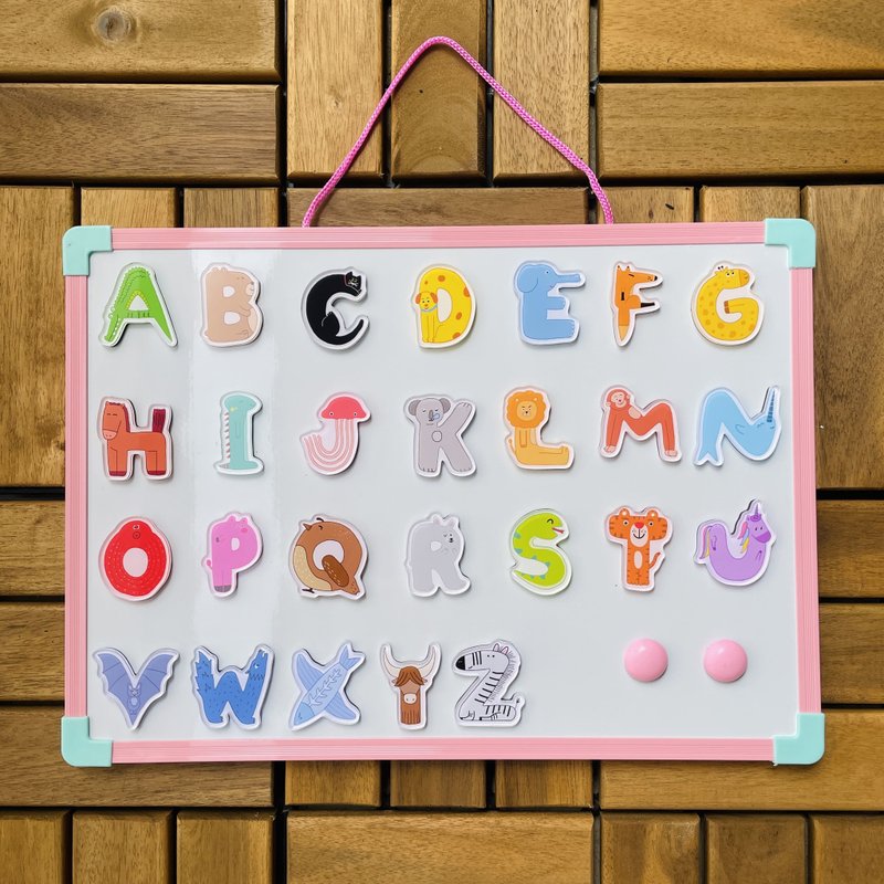 新品 / 壓克力磁鐵 / 咚東牌英文字母 / 共26枚 - 磁鐵 - 壓克力 多色
