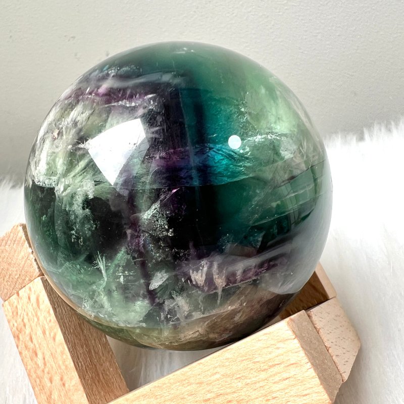 羽毛彩螢石柱 | 水晶 | 水晶球 | 水晶擺件 - 擺飾/家飾品 - 水晶 多色
