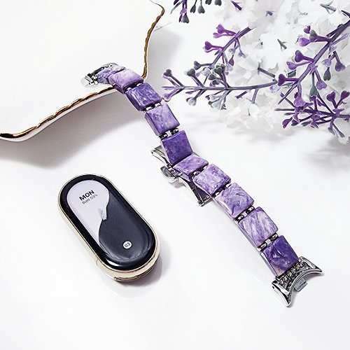 LINFINITY大千設計無限創藝 頂級 紫龍晶 Android 智慧手錶 小米 Apple Watch 寶石 錶帶 單品