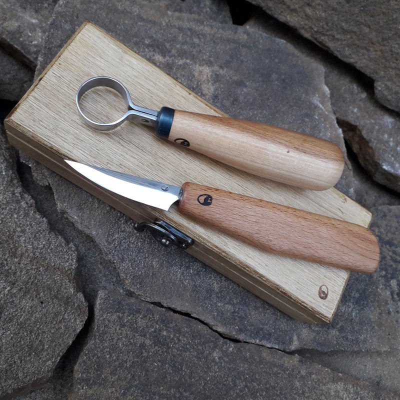 Spoon carving set. spoon carving tools - 零件/散裝材料/工具 - 其他金屬 