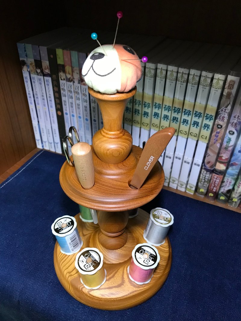 木製手工線軸架 - 居家收納/收納盒/儲物盒 - 木頭 