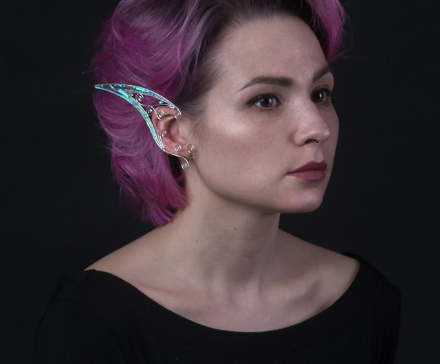 Fairy ear cuffs no piercing, elf ears - Shop tanny bunny Earrings &  Clip-ons - Pinkoi