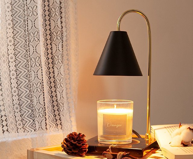 Amendlucent Marble Adjustable Candle Warmer Lamp