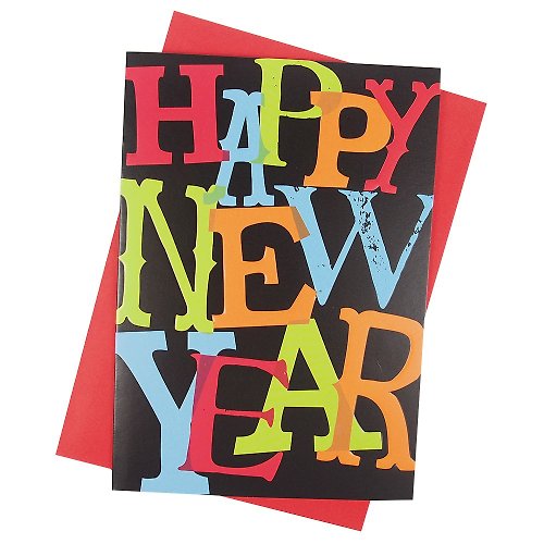 205剪刀石頭紙 前所未有的好年 跨年耶誕卡片【Hallmark-卡片 New Year系列】