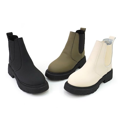 Material瑪特麗歐 女鞋 靴子 MIT加大尺碼率性輕量切爾西靴 TG53016