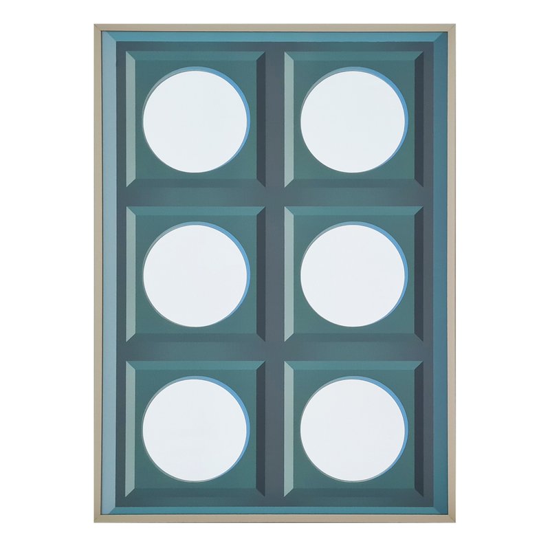Mirror - 6 Circles/ A3 (30cm x 42.5cm) - 其他 - 玻璃 銀色