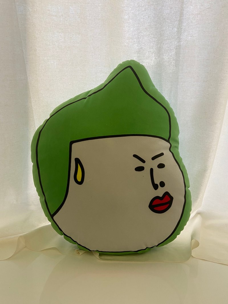GreenMan Cushion - 枕頭/抱枕 - 棉．麻 綠色