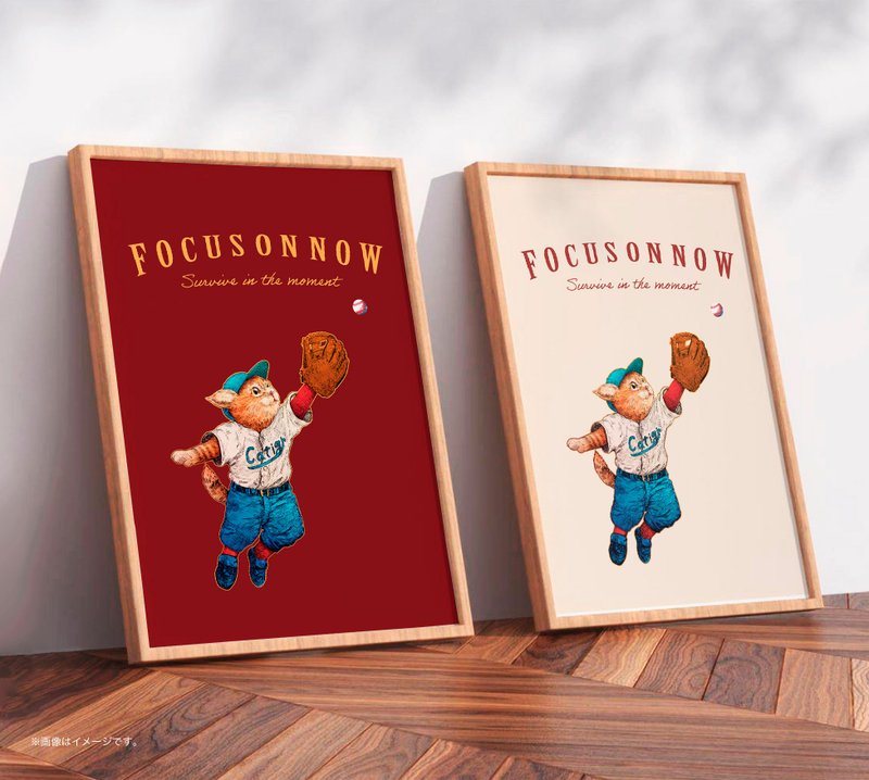 FOCUS ON NOW /Original Poster / A4 or A3 size - 海報/掛畫/掛布 - 塑膠 白色