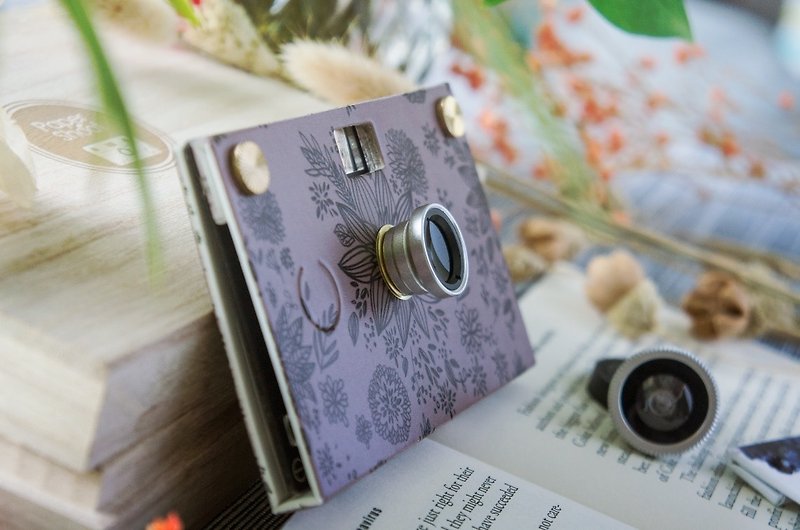 Paper Shoot paper camera, Summer Bloom Series - NigNight - Cameras - Paper Purple