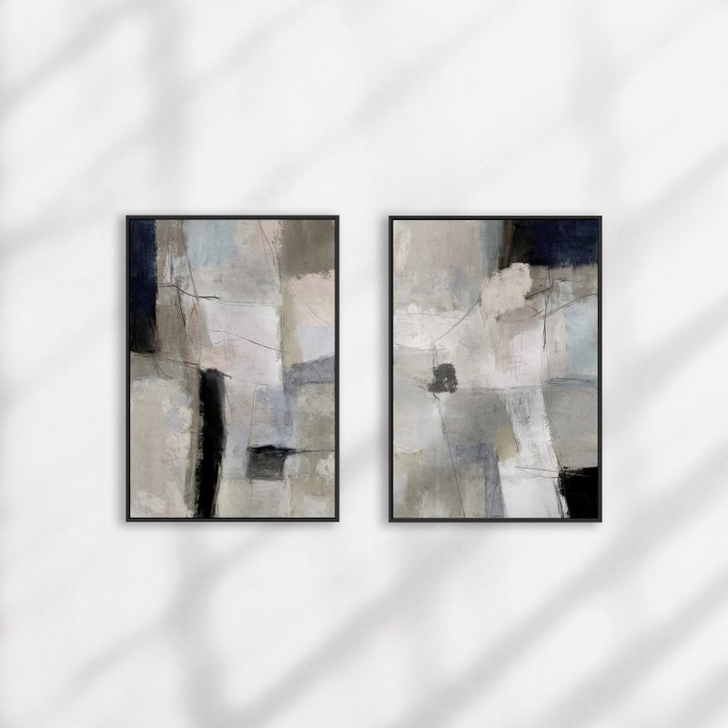 淨域初白 | 藝術裝飾畫 | 掛畫 | 抽象畫 | 居家裝飾 - 海報/掛畫/掛布 - 木頭 