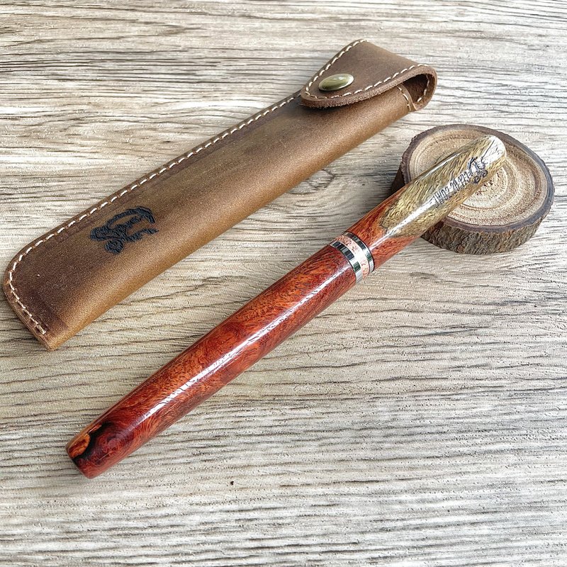 Jwood-based wood art wood: rosewood lacquer wood pen - ไส้ปากกาโรลเลอร์บอล - ไม้ 