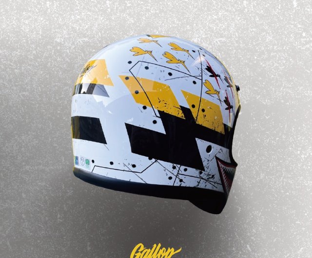 Gallop フルフェイスヘルメット ホワイト 族ヘル GALLOP M1 エース フルフェイスヘルメット マウンテンバイク