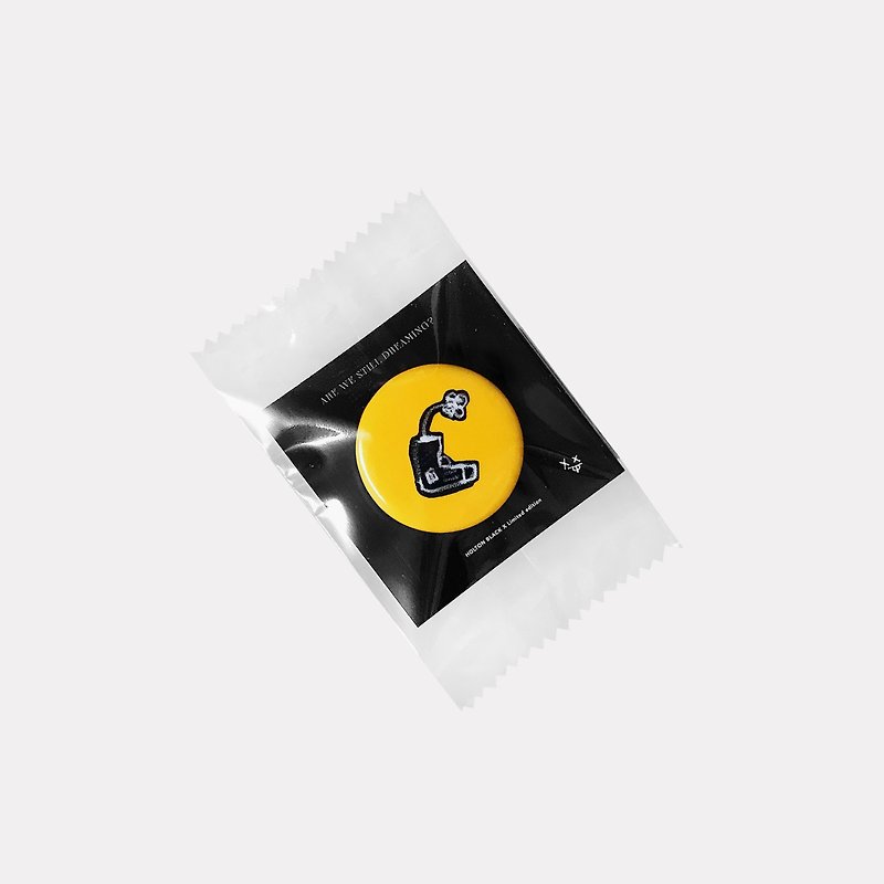 PARADISE PIN - Badges & Pins - Waterproof Material Yellow