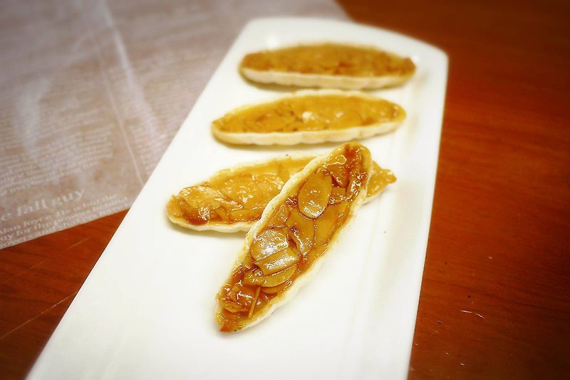 [Tar fruit dessert] sea salt caramel almond shortbread (5 into) - คุกกี้ - อาหารสด 