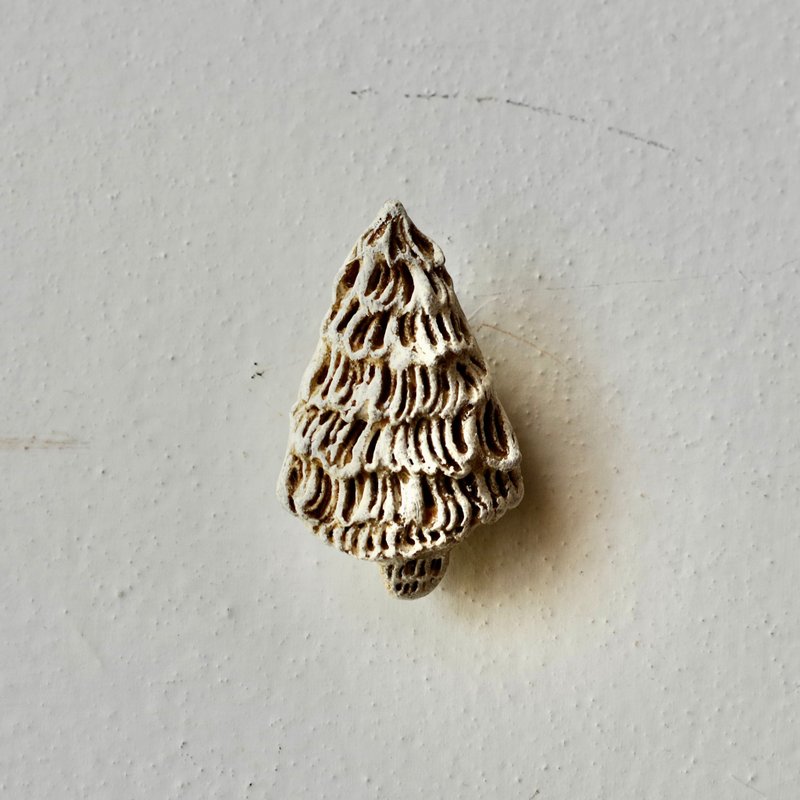 Fir tree broach - Brooches - Pottery White