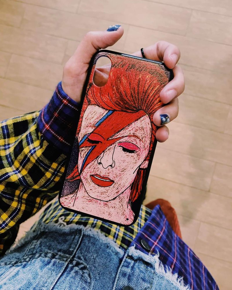 DAVID BOWIE PHONE CASE - เคส/ซองมือถือ - วัสดุอื่นๆ 