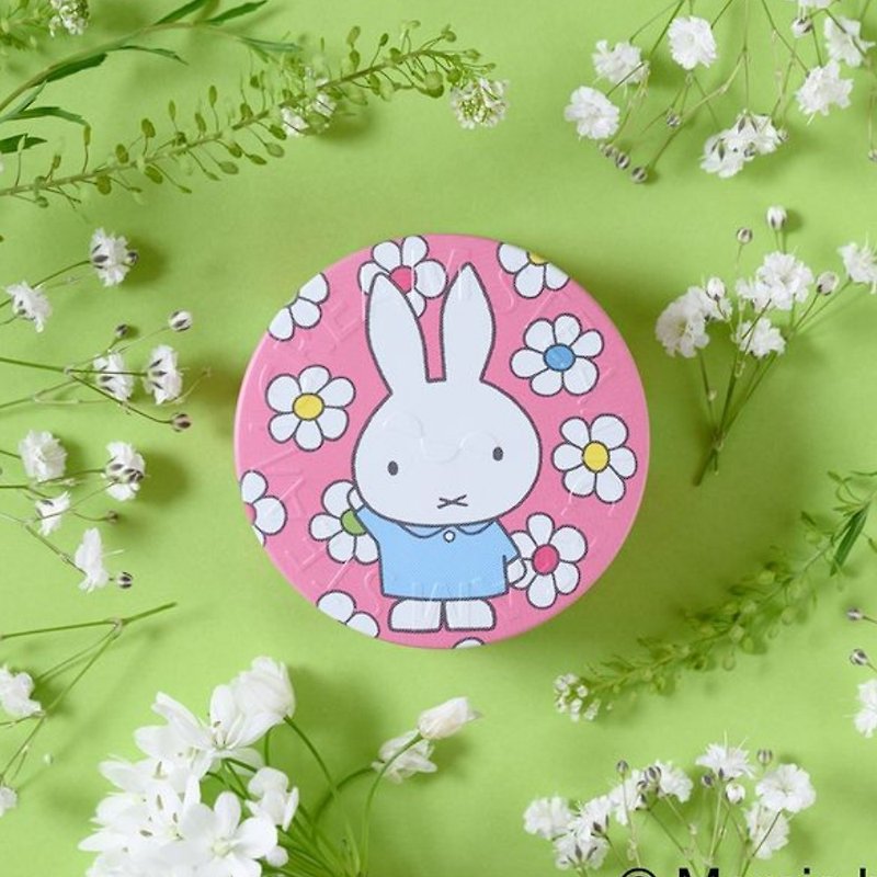 1282 / MIFFY＆FLOWERS / Miffy Rabbit and Little Flower - クリーム - その他の素材 