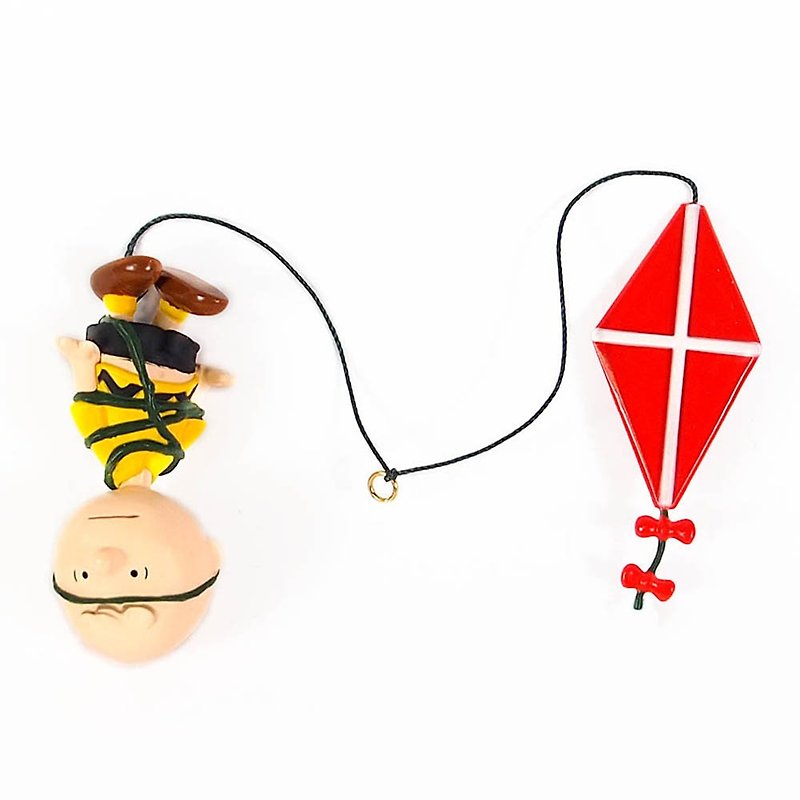 Snoopy charm-flying a kite is so difficult [Hallmark-Peanuts Snoopy charm] - Stuffed Dolls & Figurines - Other Materials Red