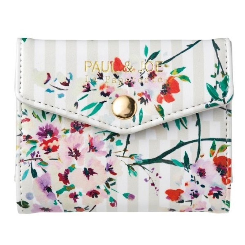 Mark's x PAUL & JOE Card Case【Stripe Bouquet (PAJ-CC1-E)】2017SS Limited Edition - Wallets - Faux Leather Multicolor