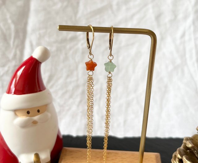 SALE 旧デザイン クリスマスラウンドレジンヘアゴム 2個セット