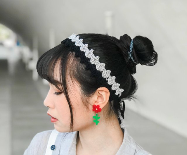 fumie tanaka ヘアバンド　黒　カチューシャ FUMIE=TANAKA(フミエタナカ)】ヘッドバンド / レザー