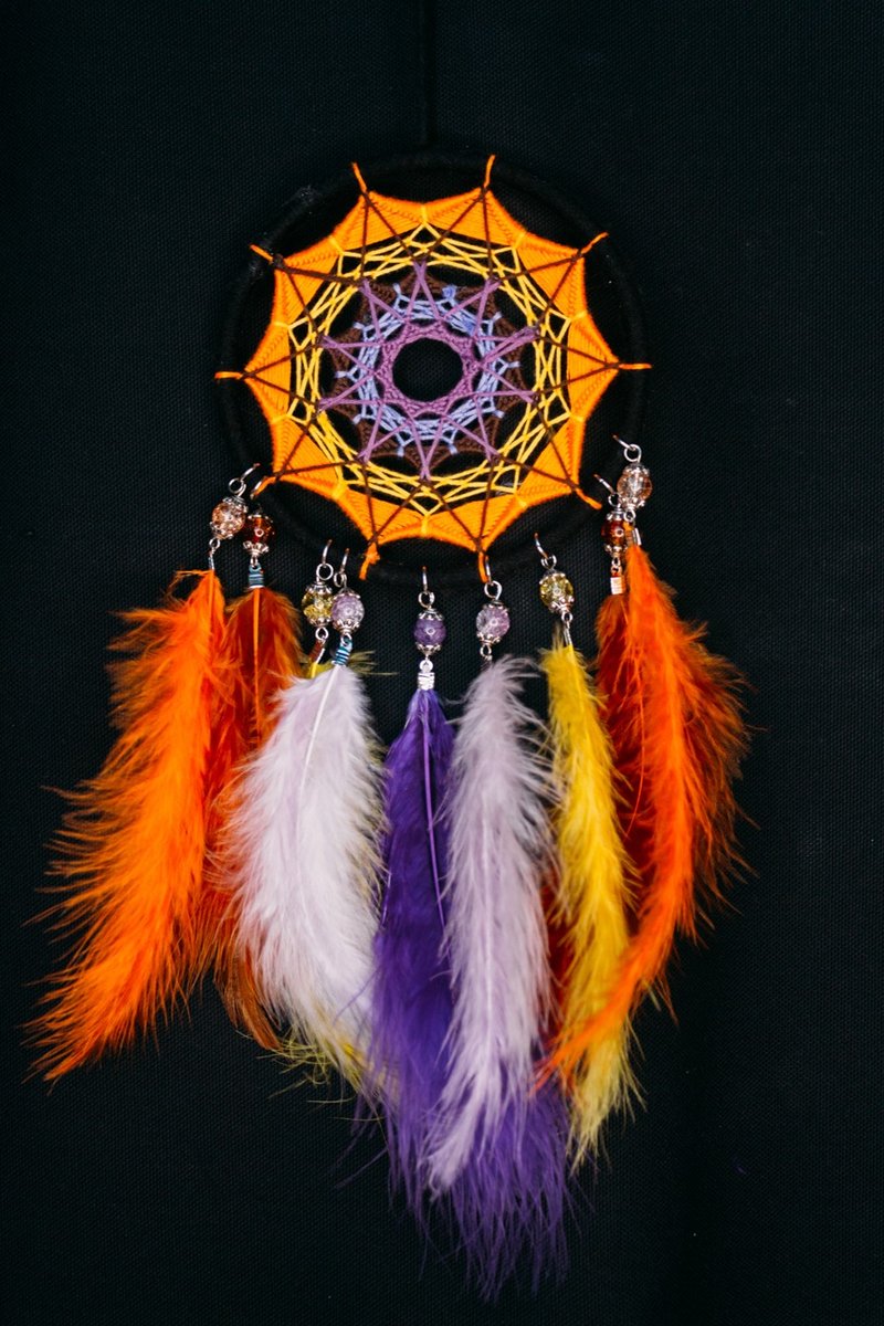 Handmade Dreamcatcher - 【Matching - Halloween】 - ของวางตกแต่ง - วัสดุอื่นๆ หลากหลายสี