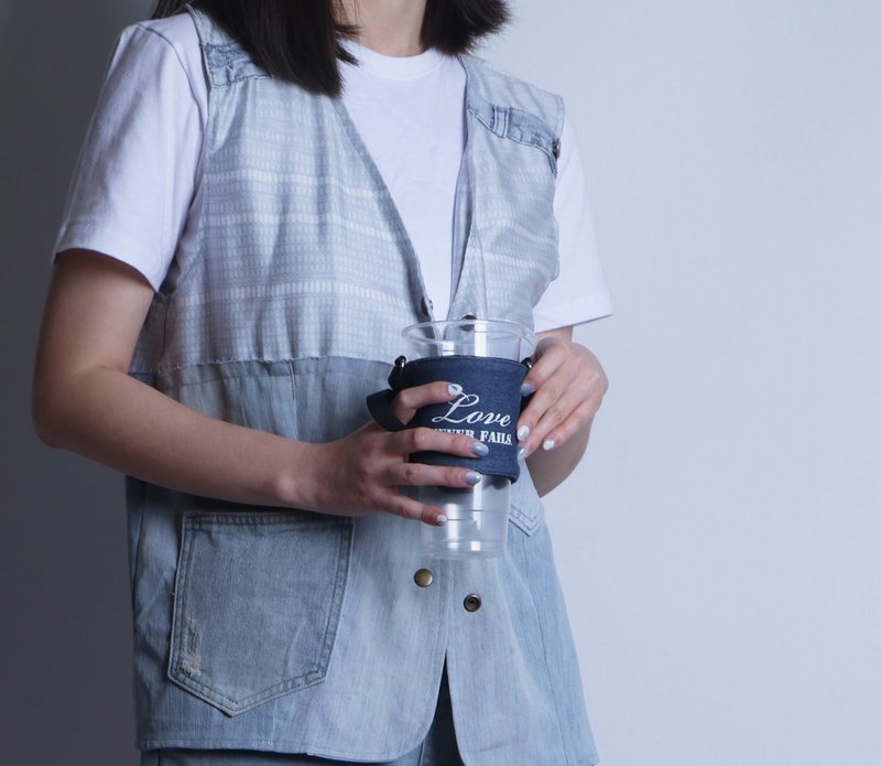 天絲丹寧背心-Free Size男女皆可穿 - 男背心 - 棉．麻 