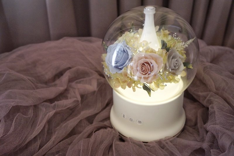 Immortal flower bluetooth music night light water oxygen machine - Fragrances - Plants & Flowers 