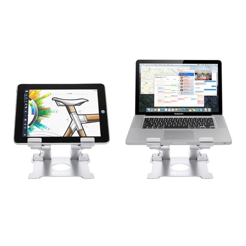 Raymii R37 Aluminum Adjustable Tablet Laptop Stand - Gadgets - Aluminum Alloy Silver