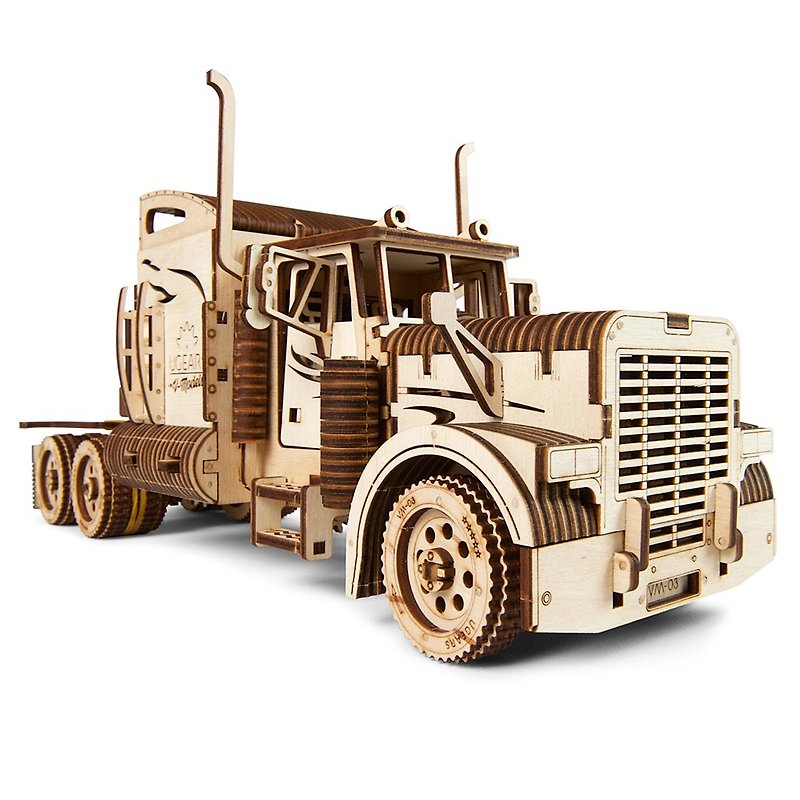 /Ugears/ The Godfather of Ukrainian Wooden Model Reloading-Heavy Boy Truck VM-03 - Gadgets - Wood 