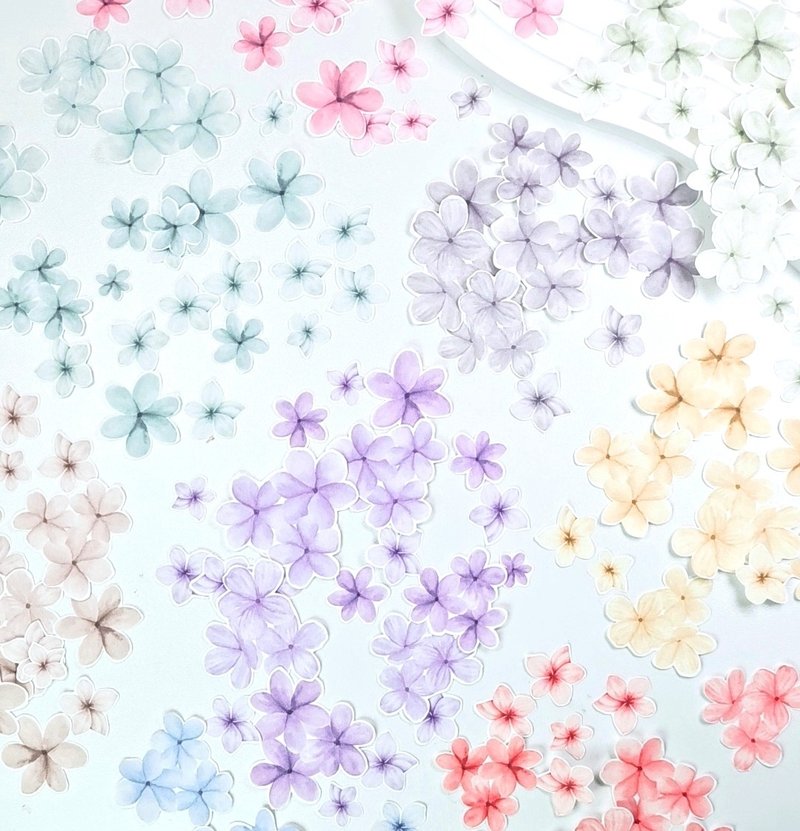 Mist Blossom Decor - 便條紙/便利貼 - 紙 多色