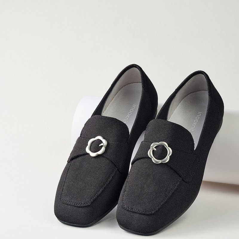 Classic Loafers Classic Black - รองเท้าอ็อกฟอร์ดผู้หญิง - วัสดุอีโค สีดำ