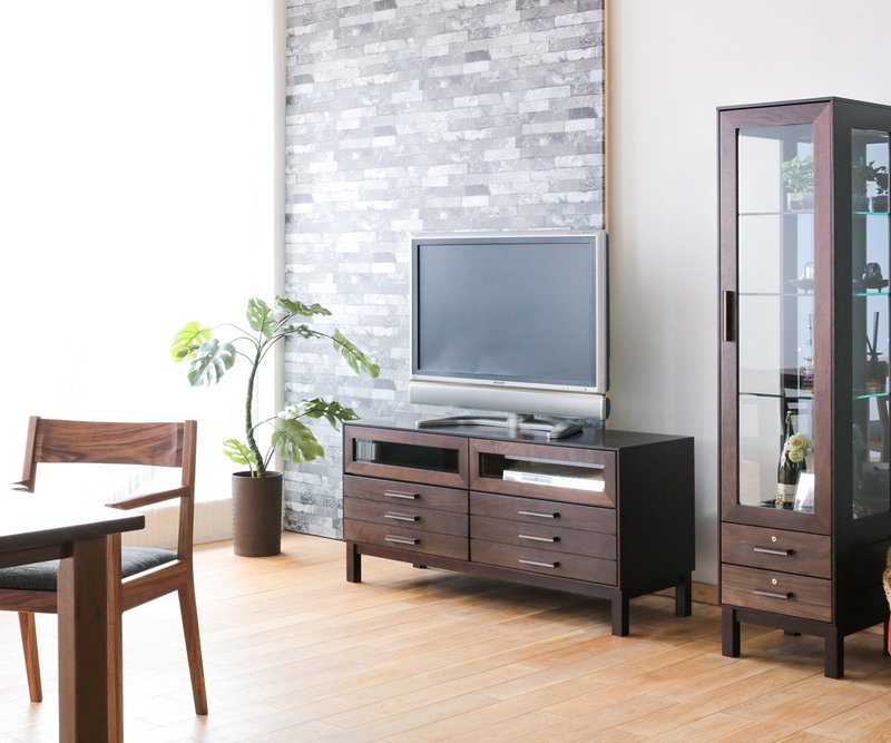 旭川家具 Create Furniture W&B 矮櫃130 - 衣櫃/鞋櫃 - 木頭 咖啡色