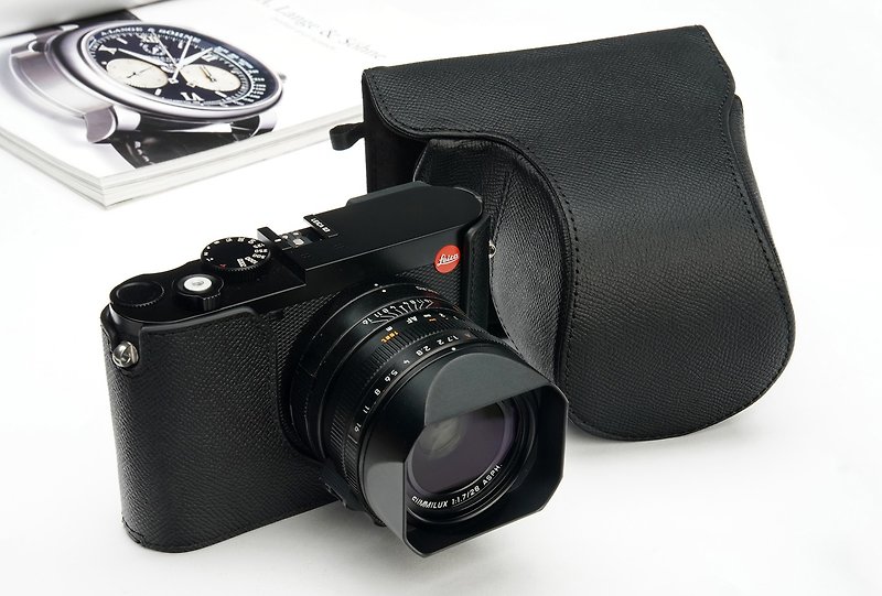 Leather Full Camera Case Bag for LEICA Q3 (2 colors) - กล้อง - หนังแท้ หลากหลายสี