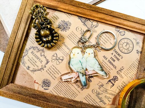 口紅堂文創LIPSTICK CNDY CCI KR522可愛吊飾cute pendant 鸚鵡parrot.D