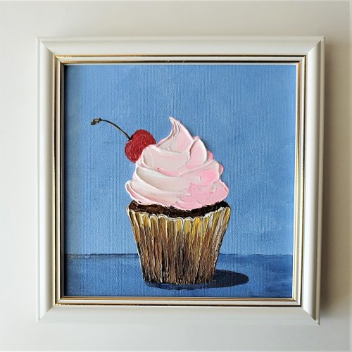 Artpainting Incredible Cake Painting Art for Your Kitchen Wall Decoration