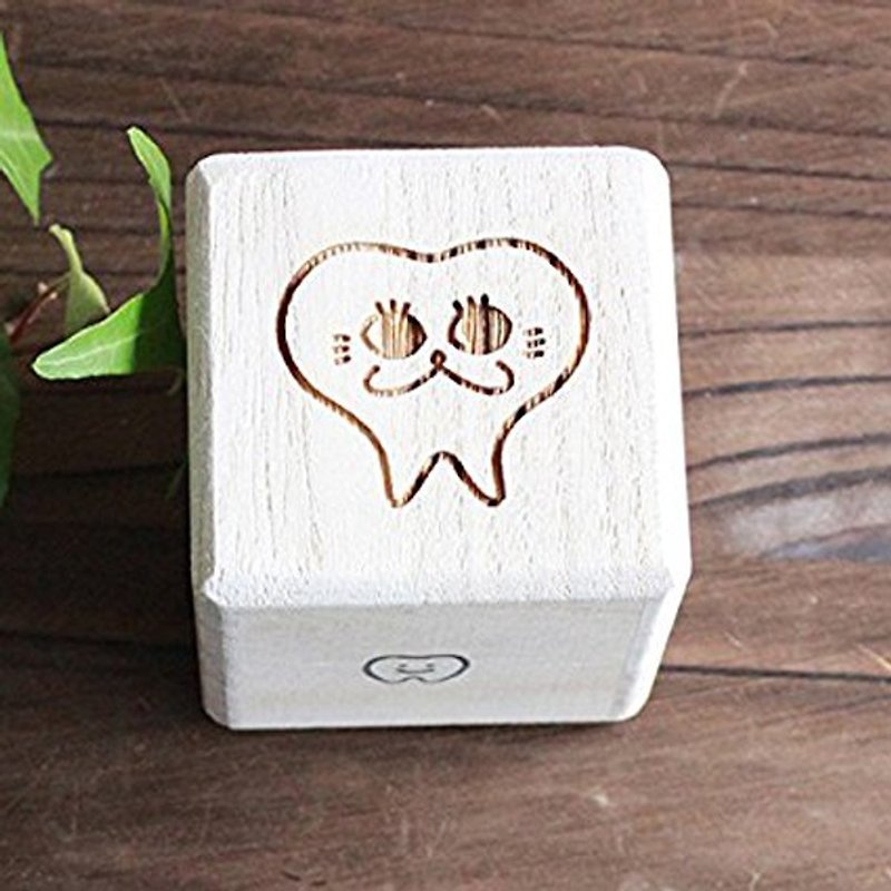 Breast tooth box High quality 'kiri' dog cat  'iroha:Cat's illustration' Child's - Other - Wood 