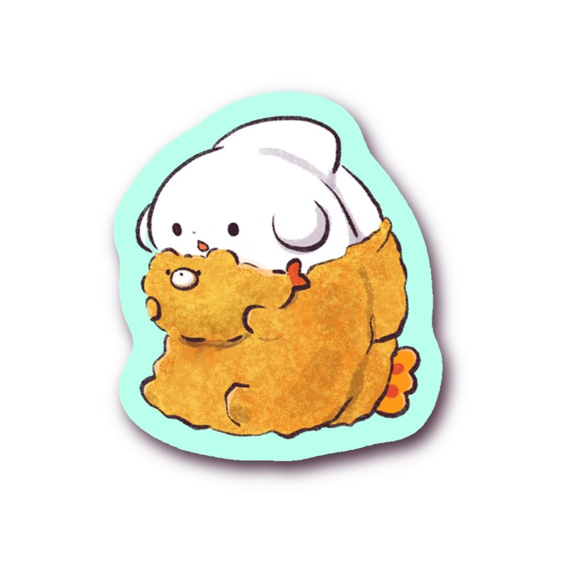 sticker【fried Shrimp Gyoza】 - Stickers - Other Materials 