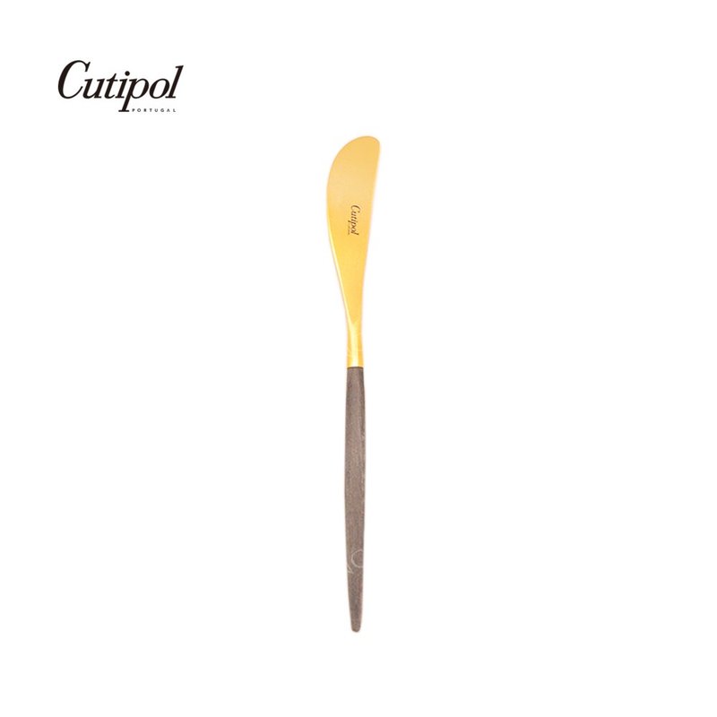 葡萄牙 Cutipol | GOA /  灰金 奶油刀 - 餐具/刀叉湯匙 - 不鏽鋼 灰色