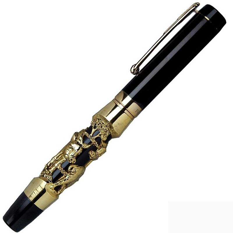 豚 -  ARTEX 12干支のボールペンは、オプションの古代の金のモデルの12種類の合計します - その他のペン - その他の素材 ゴールド
