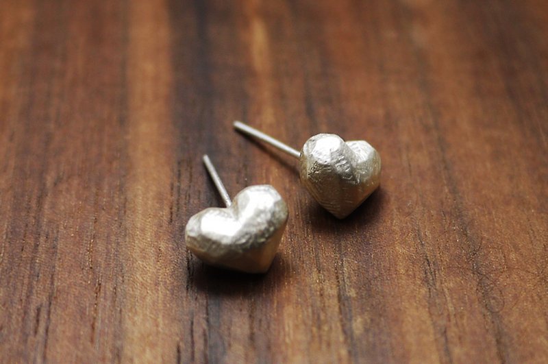 Simple - 925 Sterling Silver Earrings - ต่างหู - โลหะ สีเงิน