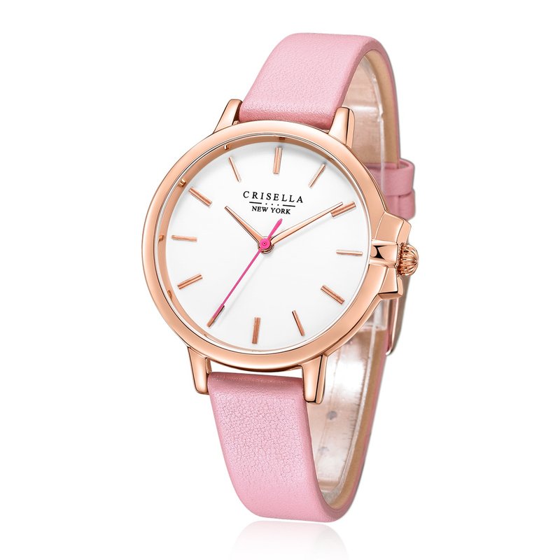 GIRLY BOW LEATHER WATCH - นาฬิกาผู้หญิง - โลหะ หลากหลายสี