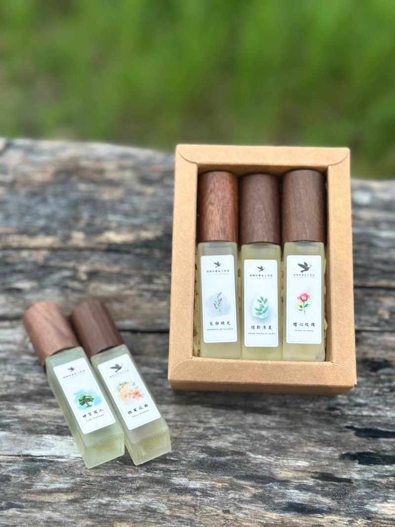 海嶼杉・天然精油香氛噴霧10ml禮盒 - 香氛/精油/擴香 - 玻璃 